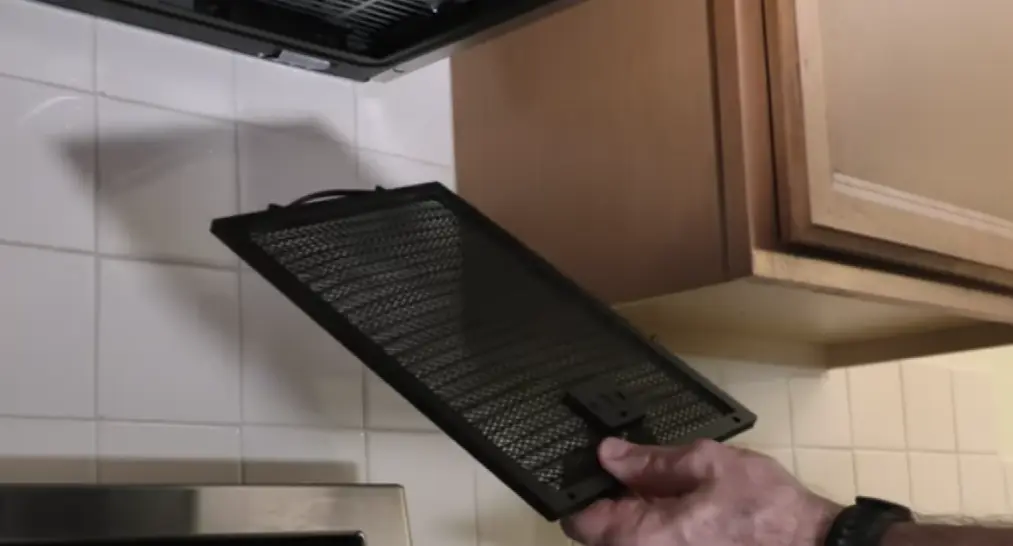 clean grease filter Whirlpool Microwave Door Error