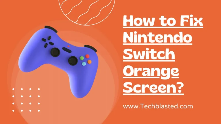 Nintendo Switch Orange Screen